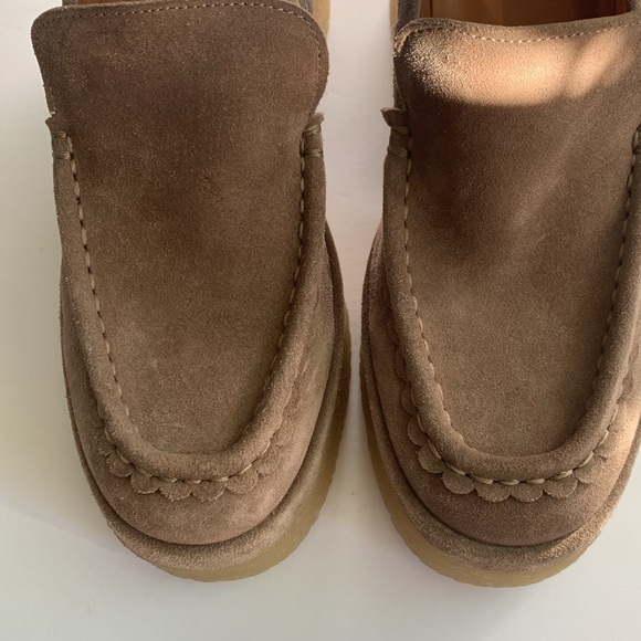 New! M Marc Fisher Ltd suede platform loafers! 9 - Picture 3 of 5